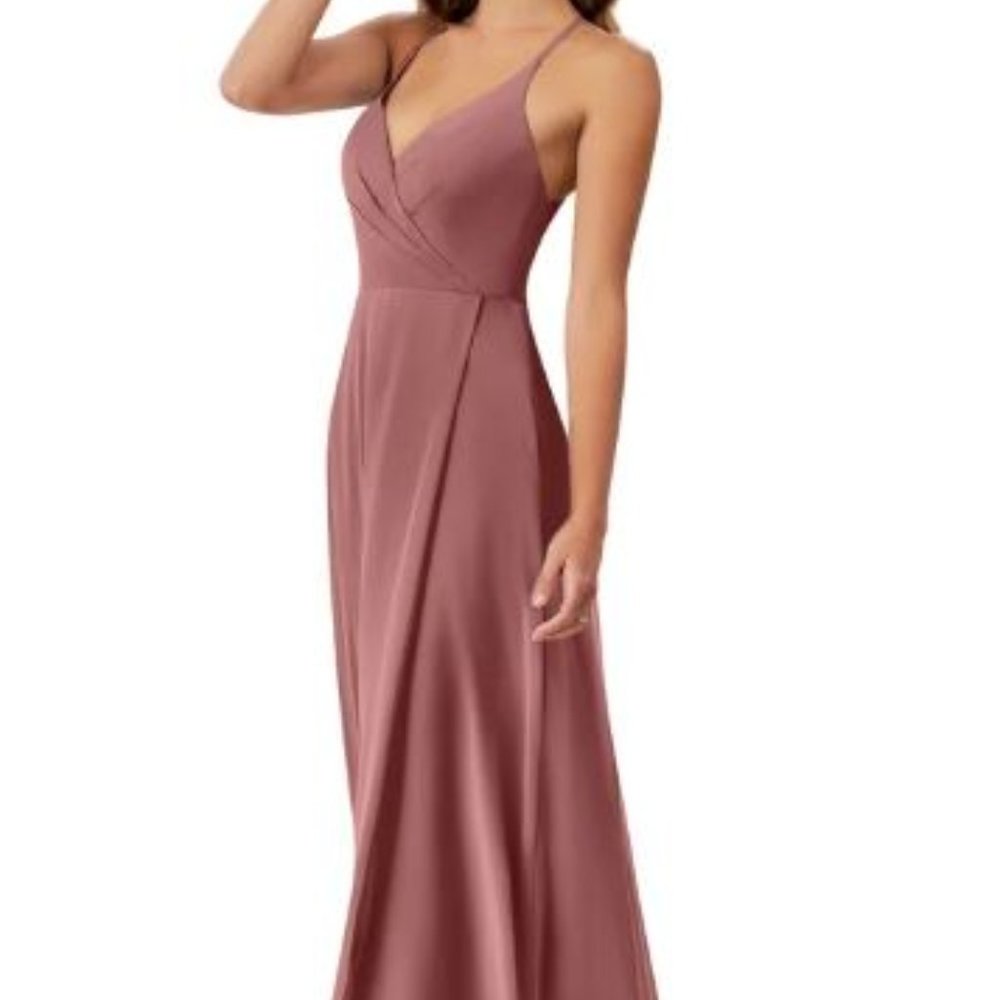 Azazie Davis Desert Rose Bridesmaid Dress